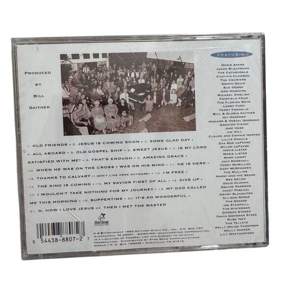 Old Friends by Bill & Gloria Gaither (Gospel) (CD, Nov-1998, Spring House)NEW - Picture 2 of 3